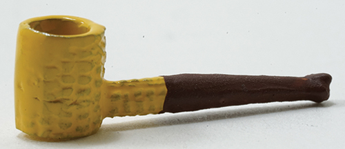 Dollhouse Miniature Corn Cob Pipe